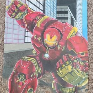 Iron Man Hulkbuster Art Print